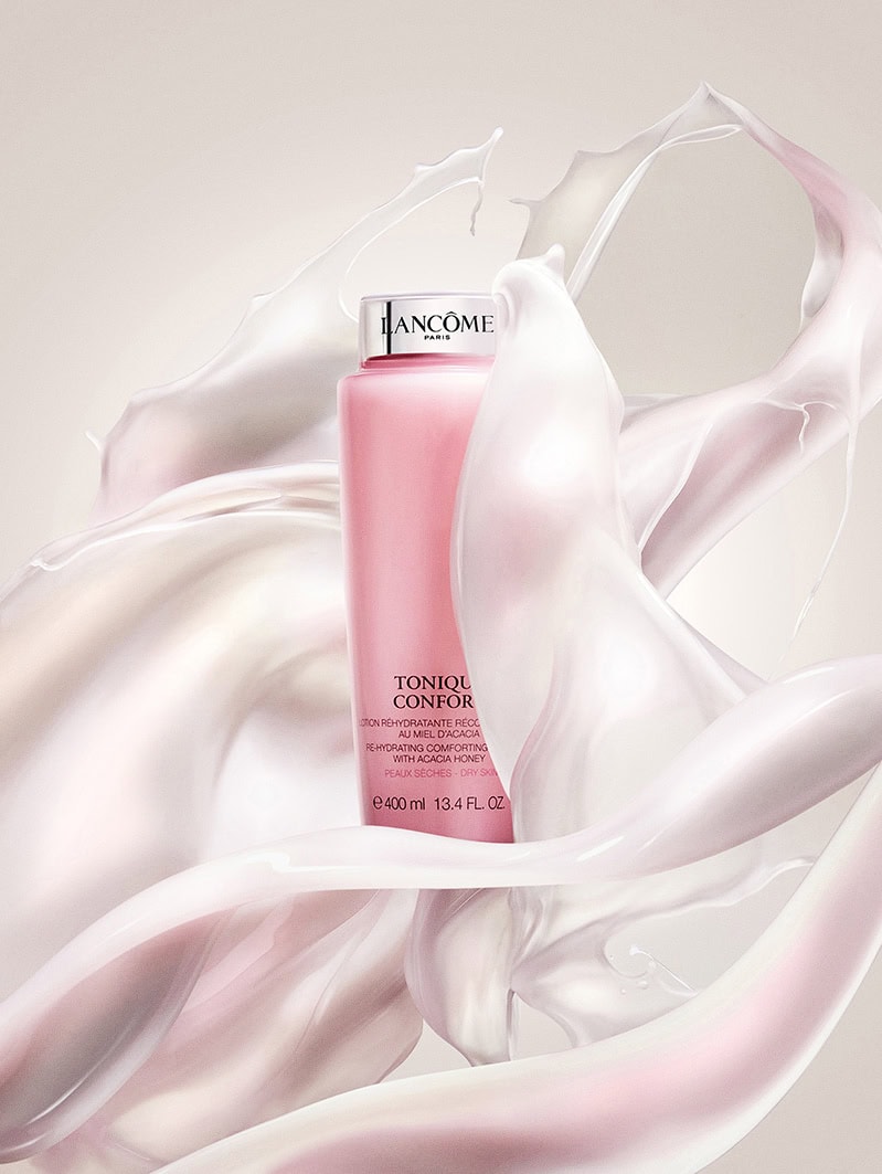 Beauty product retouching for Lancôme
