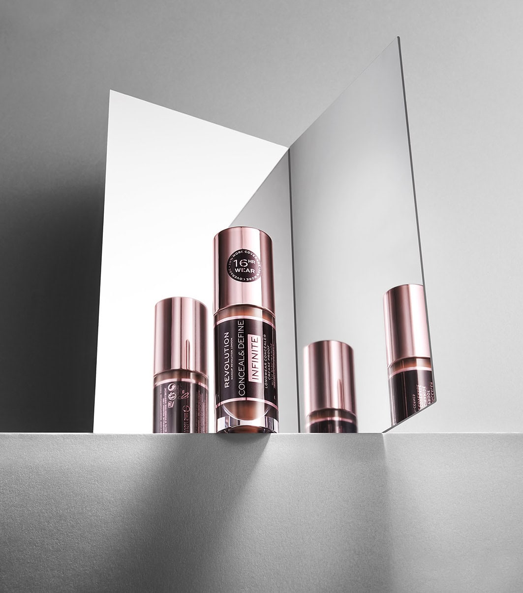 Beauty product retouching for Revolution