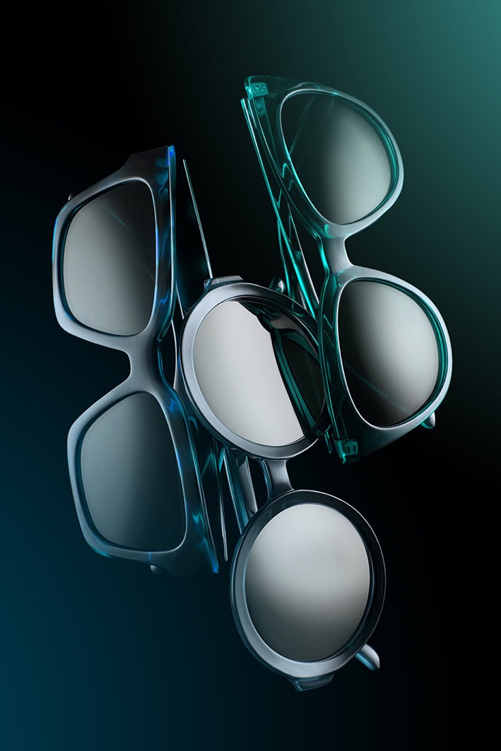 Eyewear still-life retouching, sunglasses