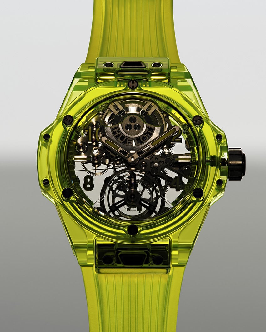Luxury watch retouching for Hublot